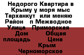 Недорого!Квартира в Крыму у моря(мыс Тарханкут)-или меняю › Район ­ п.Межводное › Улица ­ Приморская › Дом ­ 10 › Общая площадь ­ 23 › Цена ­ 1 500 000 - Крым, Черноморское Недвижимость » Квартиры продажа   